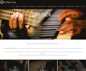 Onebigroom.co.za(ONE BIG ROOM STUDIOS) Screenshot