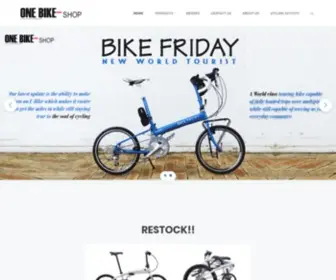 Onebikeshop.com(Toko Sepeda Lipat Dan Aksesoris Sepeda Original) Screenshot