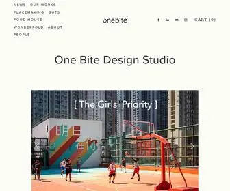 Onebitedesign.com(Onebite is a cross) Screenshot