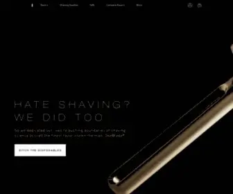 Onebladeshave.com(OneBlade Single Blade Razors & Shaving Supplies) Screenshot