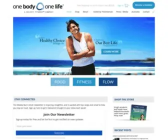 Onebodyonelife.com(One Body One Life Fat Burning Lemonade) Screenshot