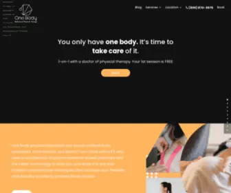 Onebodypt.co(One Body Wellness) Screenshot