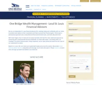 Onebridgewealth.com(One Bridge Wealth Management) Screenshot