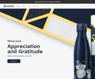 Onebttl.com(Giftable Designer Water Bottles) Screenshot