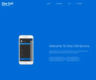 Onecallservice.in(One Call Service) Screenshot