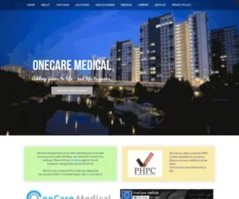 Onecaremedical.com.sg(OneCare Medical Group) Screenshot