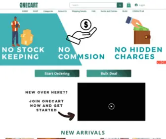 Onecart.store(HOME) Screenshot