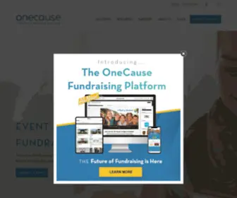 Onecause.com(Offering power fundraising solutions OneCause®) Screenshot