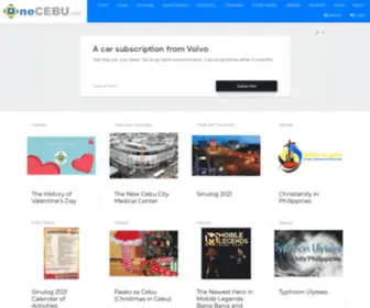 Onecebu.com(Cebu Philippines) Screenshot