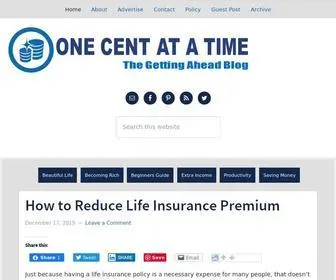 Onecentatatime.com(One Cent At A Time) Screenshot