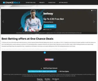 Onechancedeals.com(ONECHANCEDEALS) Screenshot