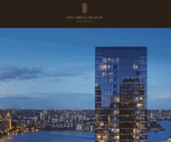 Onecircularquay.com(One Circular Quay) Screenshot