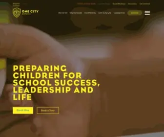 Onecityschools.org(One City Schools) Screenshot