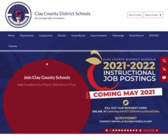 Oneclay.net(Clay County School District) Screenshot