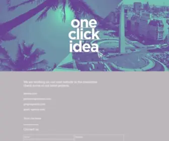 Oneclickidea.com(HOME) Screenshot