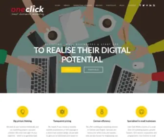 Oneclickmedia.co.za(Online Marketing Support Service For Small Businesses) Screenshot