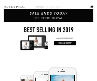 Oneclickpreset.com(One Click Presets) Screenshot