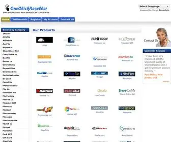 Oneclickreseller.com(Global Cloud Hosting Resellers) Screenshot