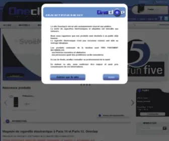 Oneclop.fr(Cigarette électronique et e) Screenshot