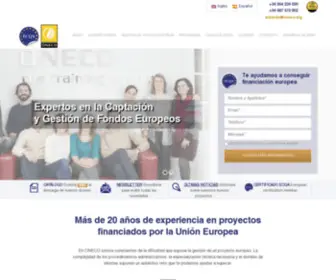 Oneco.org(Consultoría de Proyectos Europeos) Screenshot