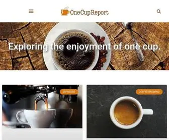 Onecupreport.com(One Cup Report) Screenshot