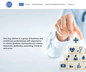 Onedayadvisor.org(Opinion leader in Healthcare) Screenshot