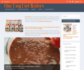 Onedaydietwafers.com(One Day Diet Wafers) Screenshot