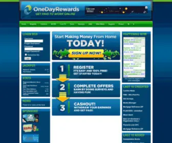 Onedayrewards.com(One Day Rewards) Screenshot