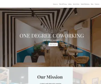 Onedegreecoworks.com(One Degree Coworking) Screenshot