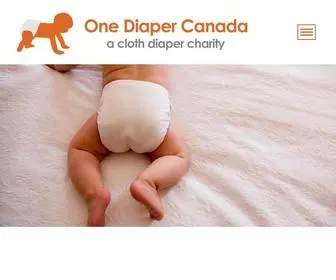 Onediaper.org(One Diaper Canada) Screenshot