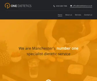 Onedietetics.co.uk(Expert dietetic assessments) Screenshot