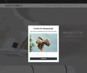 Onedimetime.com(Rustic Dime) Screenshot