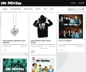 Onedirectionstore.com(One Direction Official Store) Screenshot