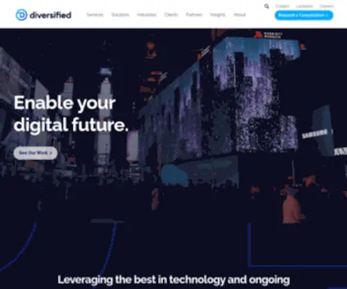 Onediversified.com(Diversified) Screenshot