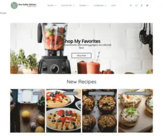 Onedollarkitchen.com(Quick and easy recipes for busy people) Screenshot