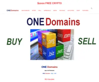 OneDomains.com(ONE DOMAINS) Screenshot