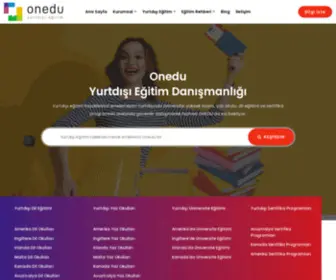 Onedu.com.tr(Onedu Yurtdışı Eğitim Danışmanlığı) Screenshot