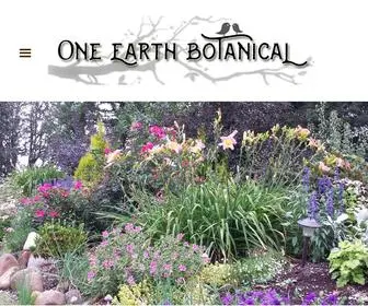 Oneearthbotanical.com(One Earth Botanical) Screenshot