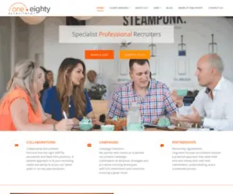 Oneeighty.co.nz(One Eighty Recruitment) Screenshot