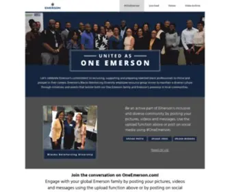 Oneemerson.com(#OneEmerson) Screenshot