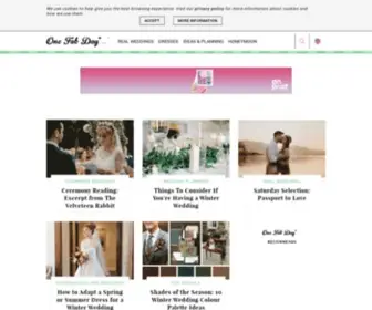 Onefabday.com(Daily wedding inspiration from beautiful real weddings) Screenshot