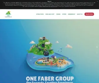 Onefabergroup.com(Great Adventure Awaits with Cable Car Skyride Singapore) Screenshot