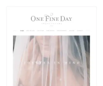 Onefinedayproductions.com(One Fine Day Productions) Screenshot