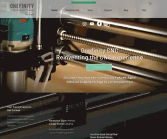 Onefinitycnc.ca(Onefinity) Screenshot