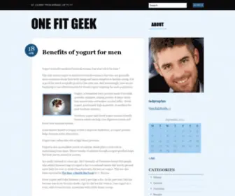 Onefitgeek.com(One Fit Geek) Screenshot