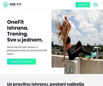 Onefit.rs(Personalizovani planovi ishrane i treninga) Screenshot