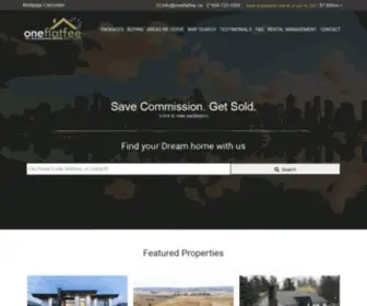 Oneflatfee.ca(Sell Your Home Quickly) Screenshot