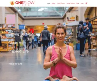 Oneflowyogastudio.com(One Flow Yoga) Screenshot