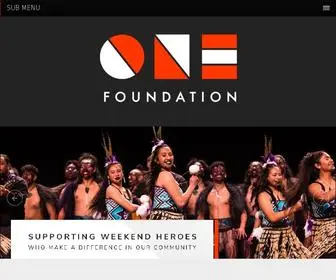 Onefoundation.nz Screenshot