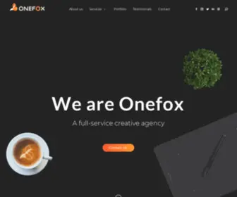 OnefoxDesign.com(Full service design agency) Screenshot